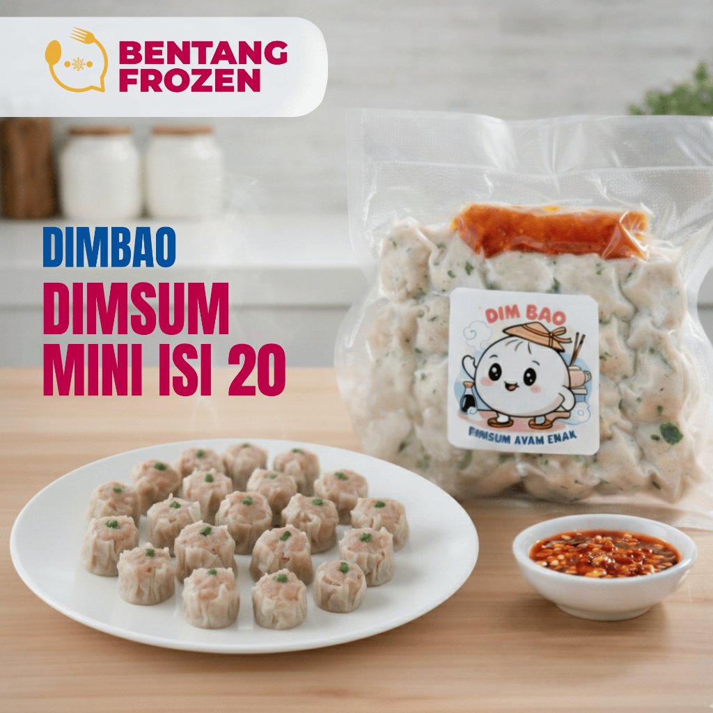 Dimbao Dimsum Ayam Mini Isi 20Pcs / Dimsum Mini / Dimsum Ayam Enak