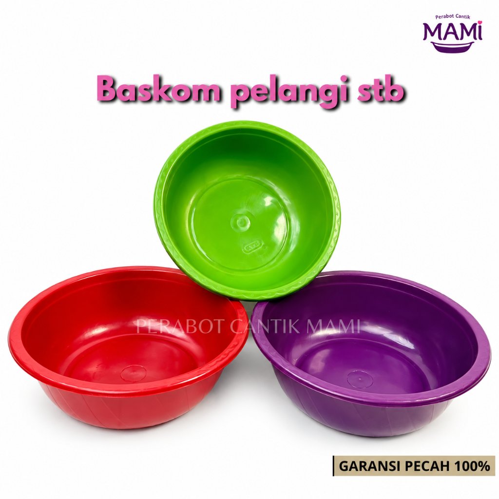 BASKOM PELANGI 12 STB / BASKOM PLASTIK MURAH/ BASKOM KECIL / BASKOM PLASTIK TEBAL / BASKOM SERBAGUNA