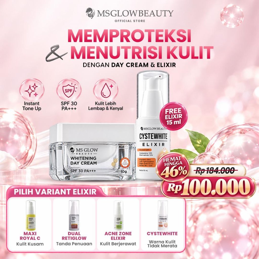 MS GLOW - WHITENING DAY CREAM - 10 GR