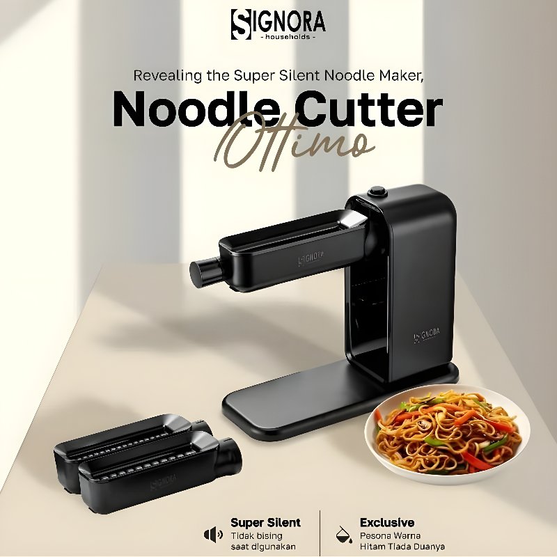 Noodle Cutter Ottimo Signora Berhadiah Langsung / Noodle Maker Motor Signora / Gilingan Mie Listrik 