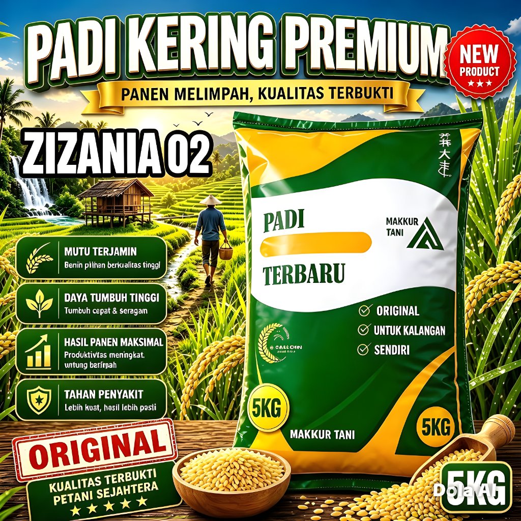 BARU PADI ZIZANIA 02 5 KG