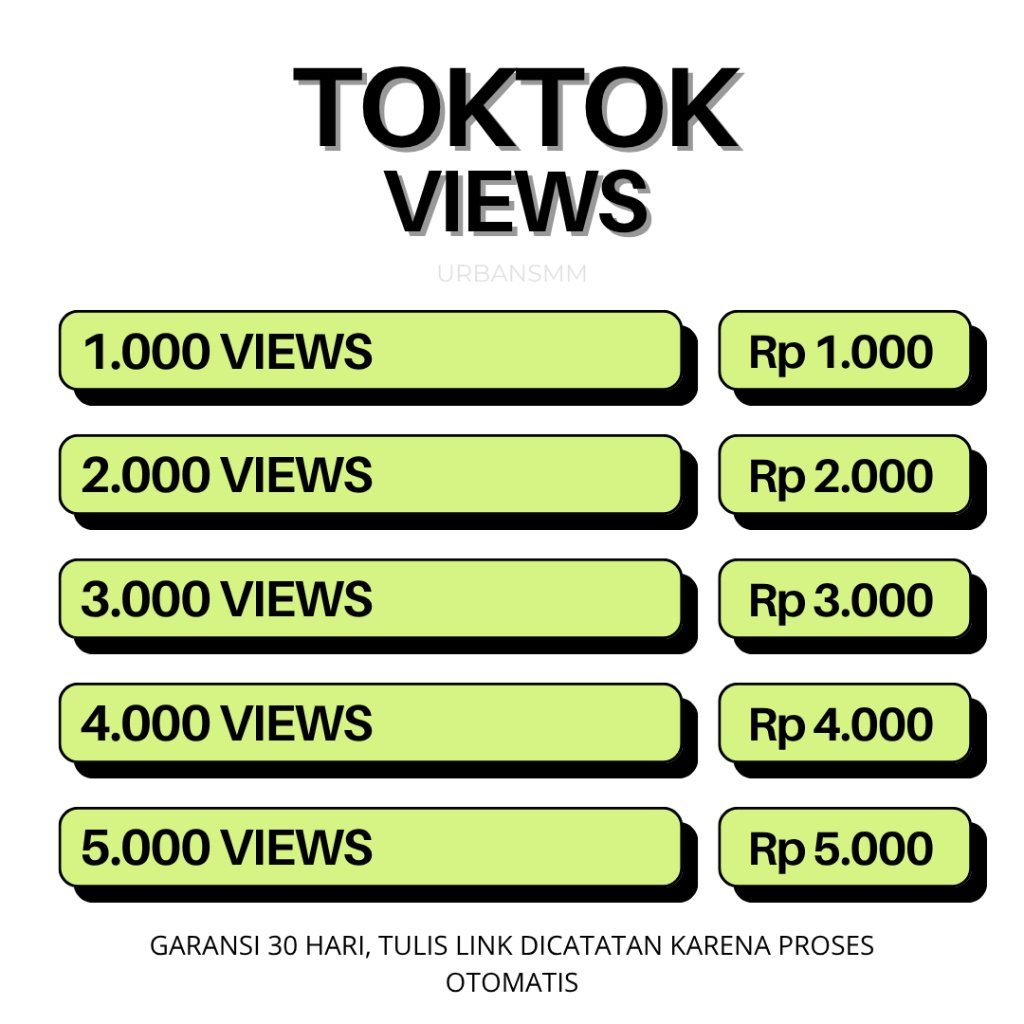 View TikTok Real Permanen Indonesia Mix Worldwide Views Tiktok.Fyp Gratis Refill| Viewers Garansi No