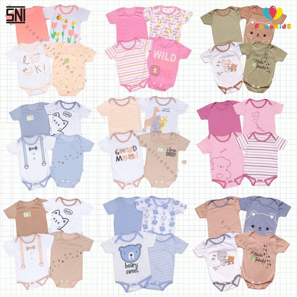 (ISI 4) Jumper Bayi Paket Lahiran SNI 0-12 Bulan Kado Baby New Born Bayi Perempuan Laki Laki Set Kao