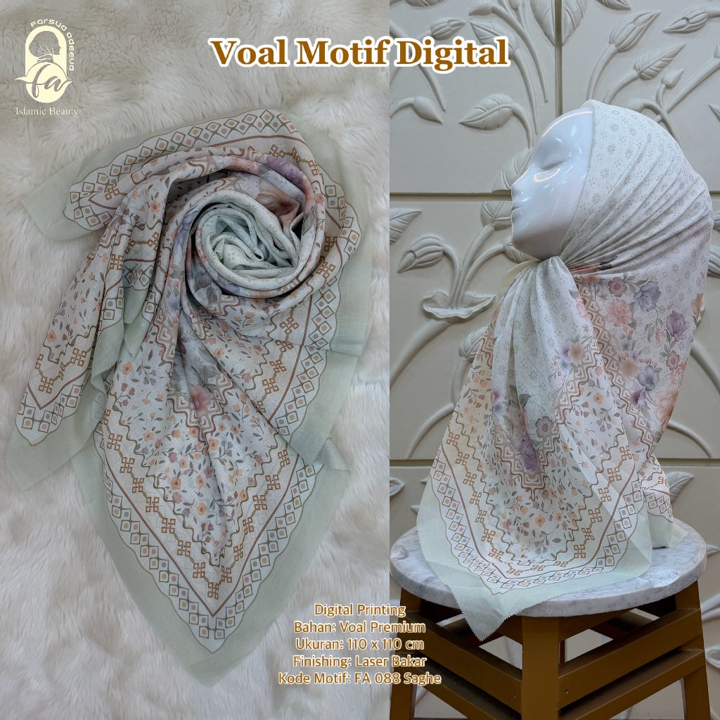 Farsya Adeeva - Voal Motif Digital LC FA 088