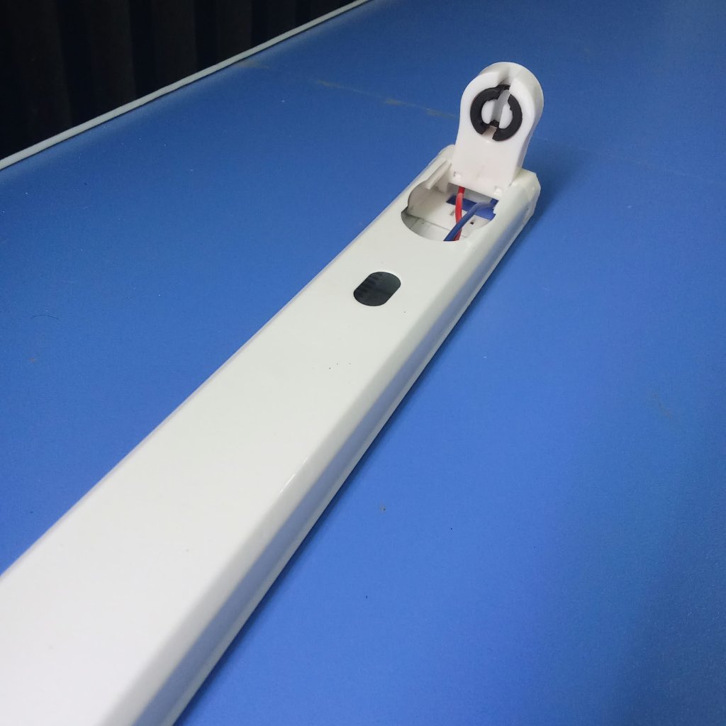 Kap TL 120cm / 60cm Kap Fitting Lampu LED T8 120cm Kap TL Single Double End 2 Arus