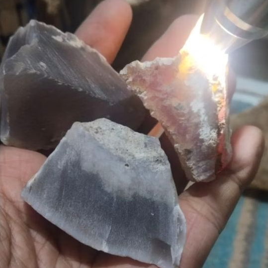 Batu Bahan Akik Bacan Obii Kelo Bias Ungu Natural Ambil semua