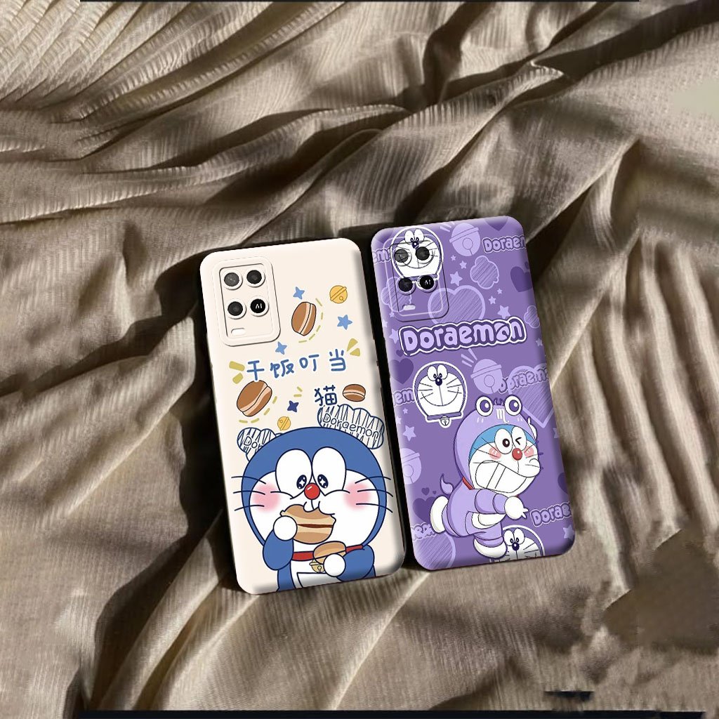 OPPO A54 Motif Doraemon - Softcase - K021 - Silikon Tpu - Case Cute - Macaron - Bumper