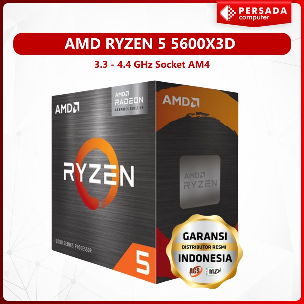 Processor AMD Ryzen 5 5600X3D 3.3 - 4.4 GHz Socket AM4