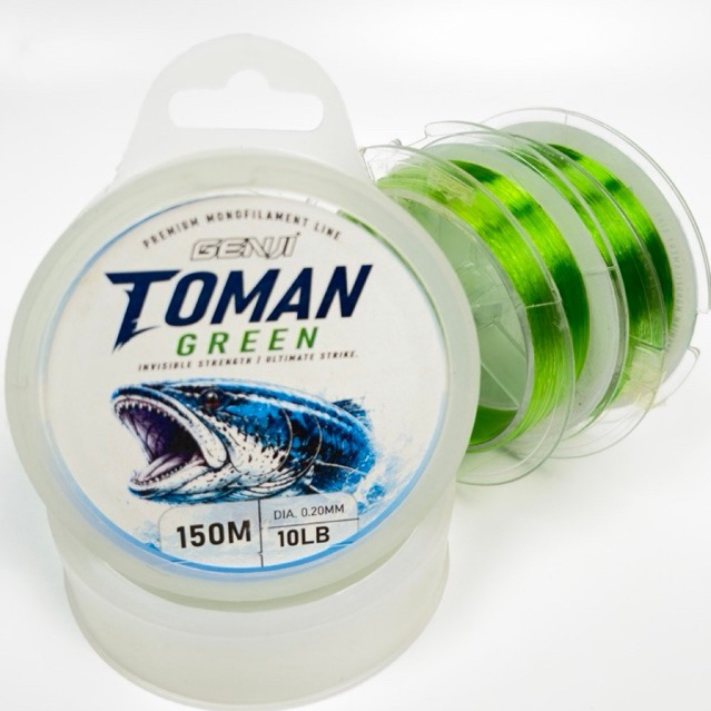 Senar Pancing GENZI TOMAN 150m Premium Monofilament