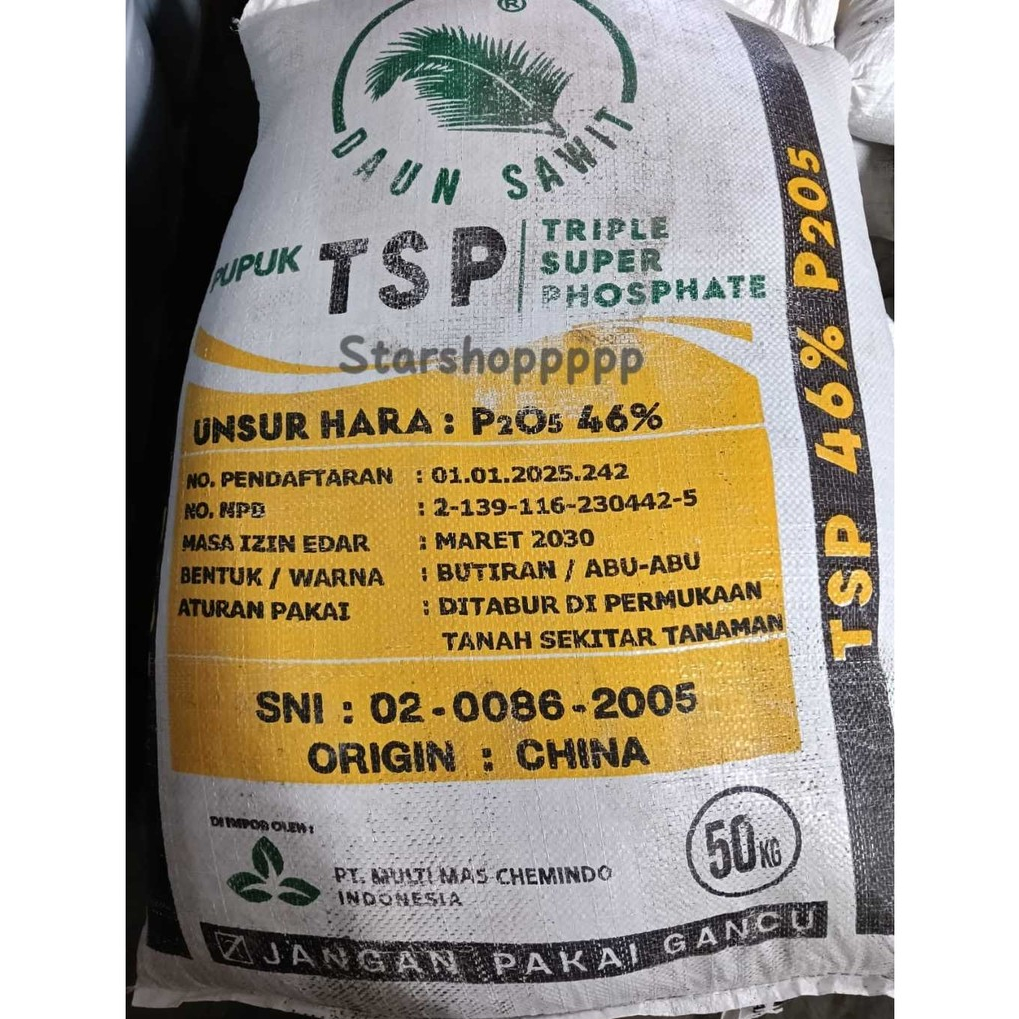 Pupuk Tsp 50KG Membantu Penyuburan Tanah Pada Tanaman