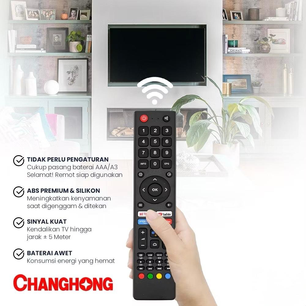 SG REMOTE TV CHANGHONG CHG/CHQ REMOTE SMART TV CHANGHONG REMOTE TV LED LCD CHANGHONG