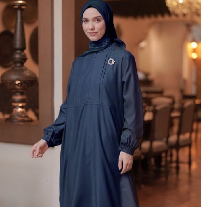 Jambunada Alisha Dress / Gamis Wanita Polos Premium / Gamis Syari / Daily Dress