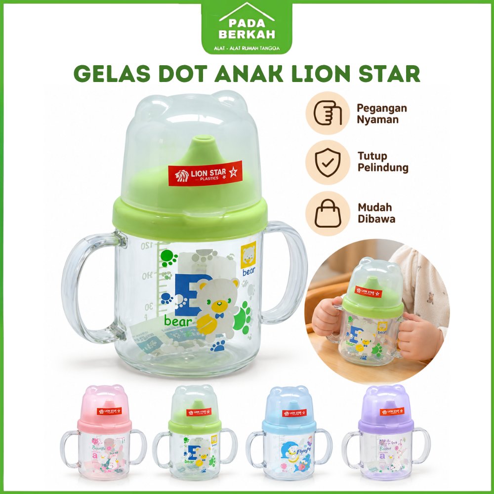 READY STOK Gelas Anak Karakter Gelas Plastik Gelas Anak Lion Star Junior Mug Lion Star Mug Anak Gela
