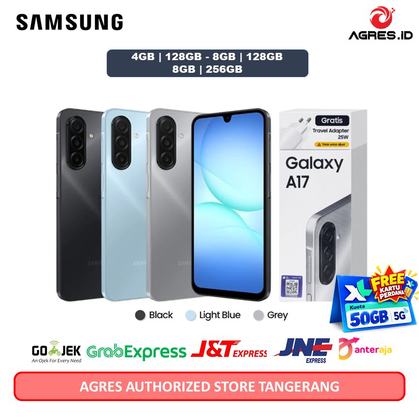 (SPESIAL PRICE) [Ready Instant] Samsung Galaxy A17 5G RAM 8GB 256GB 256GB 6.7" Super AMOLED 50MP OIS
