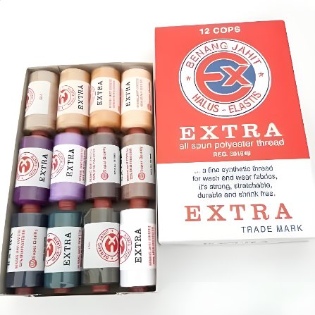 Benang jahit extra 500 yards harga satuan