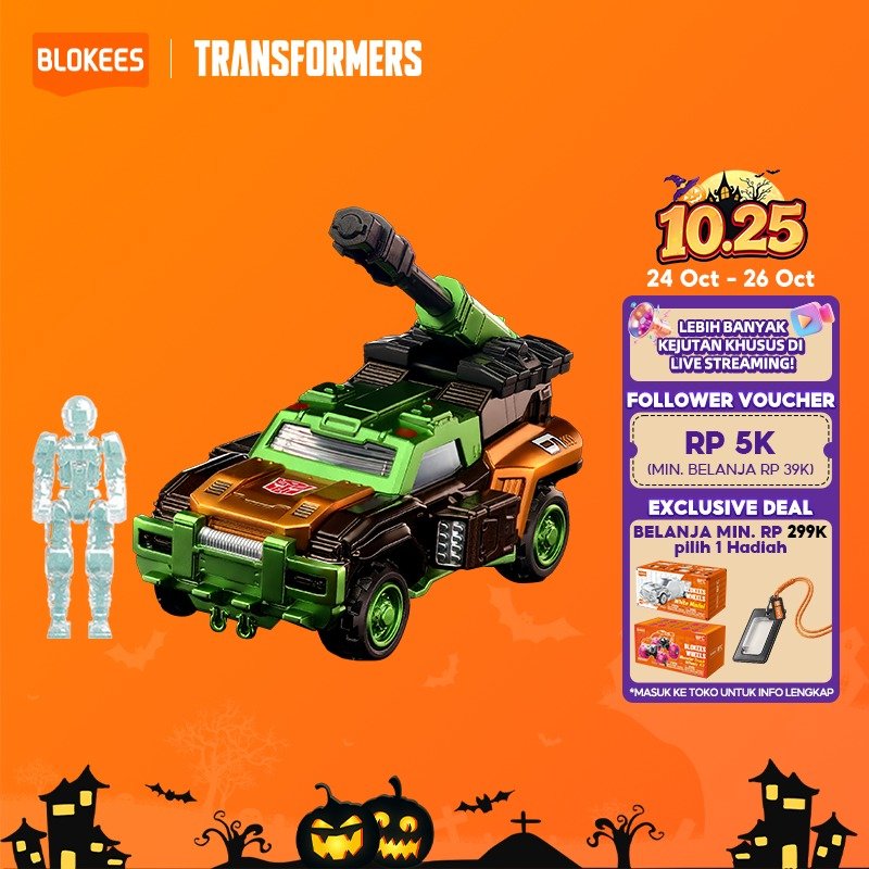 BLOKEES WHEELS TRANSFORMERS C02 Hadiah Lebaran Memberi hadiah | Transportation Kendaraan Mainan Birt