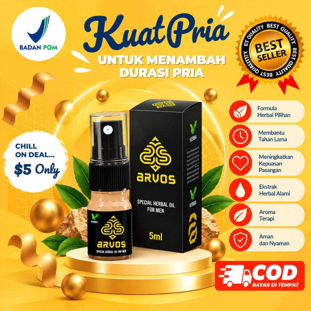 ARVOS OBAT KUAT PRIA ORIGINAL SEMPROT KUAT DEWASA