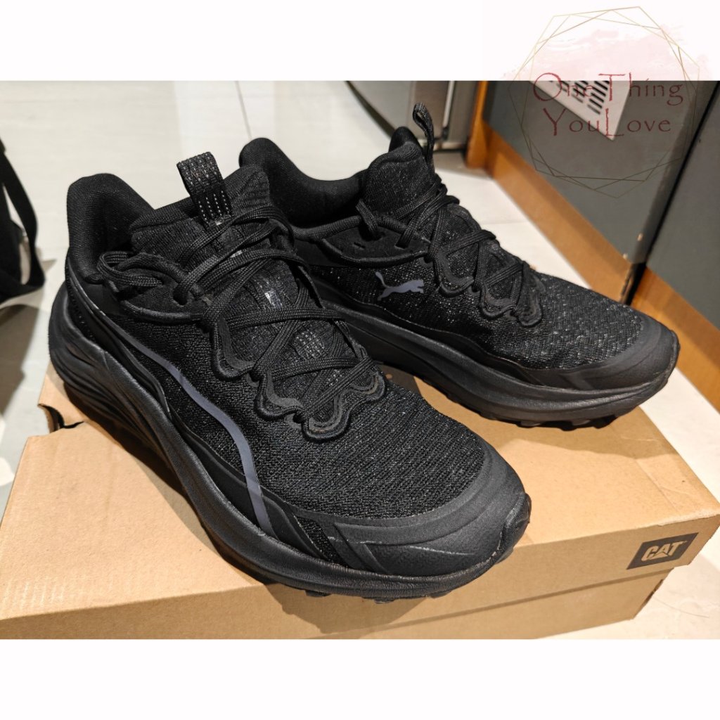 (Preloved) Trail Running Shoes - Puma Electrify Nitro 4 Trail Black (Sz 42)