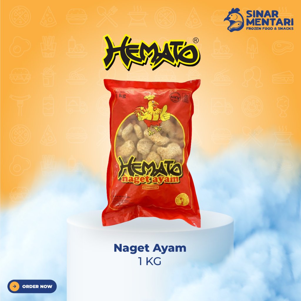 HEMATO Naget Nugget Ayam 1 KG / Nugget Ayam