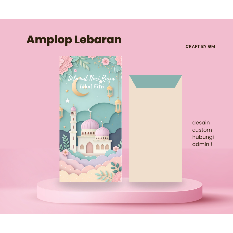 

005 | Amplop Aestetic | Angpau THR | Angpau Lebaran | Bisa Custom Desain