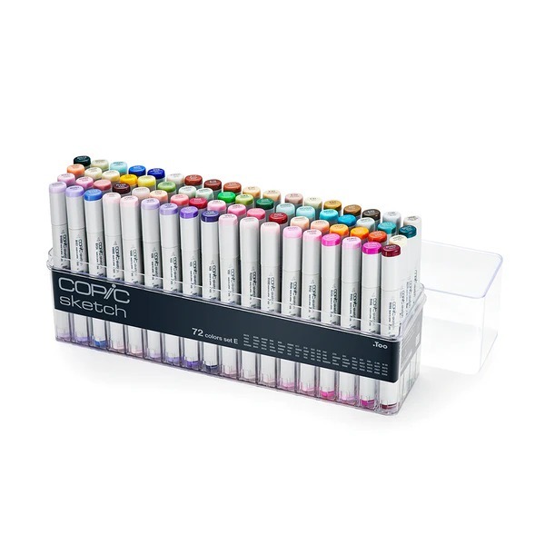 

Copic sketch marker set 72 warna E /spidol manga set 72 E