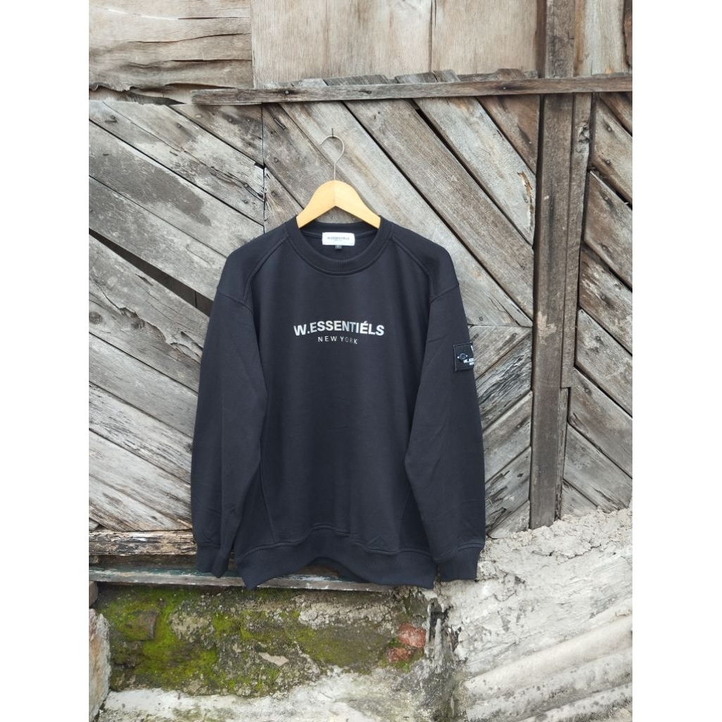 CREWNECK W.ESSENTIELS HOLOGRAM ( SIZE L )