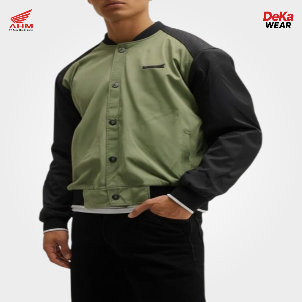 Jaket Honda Vario 160 Hijau Terbaru Original AHM