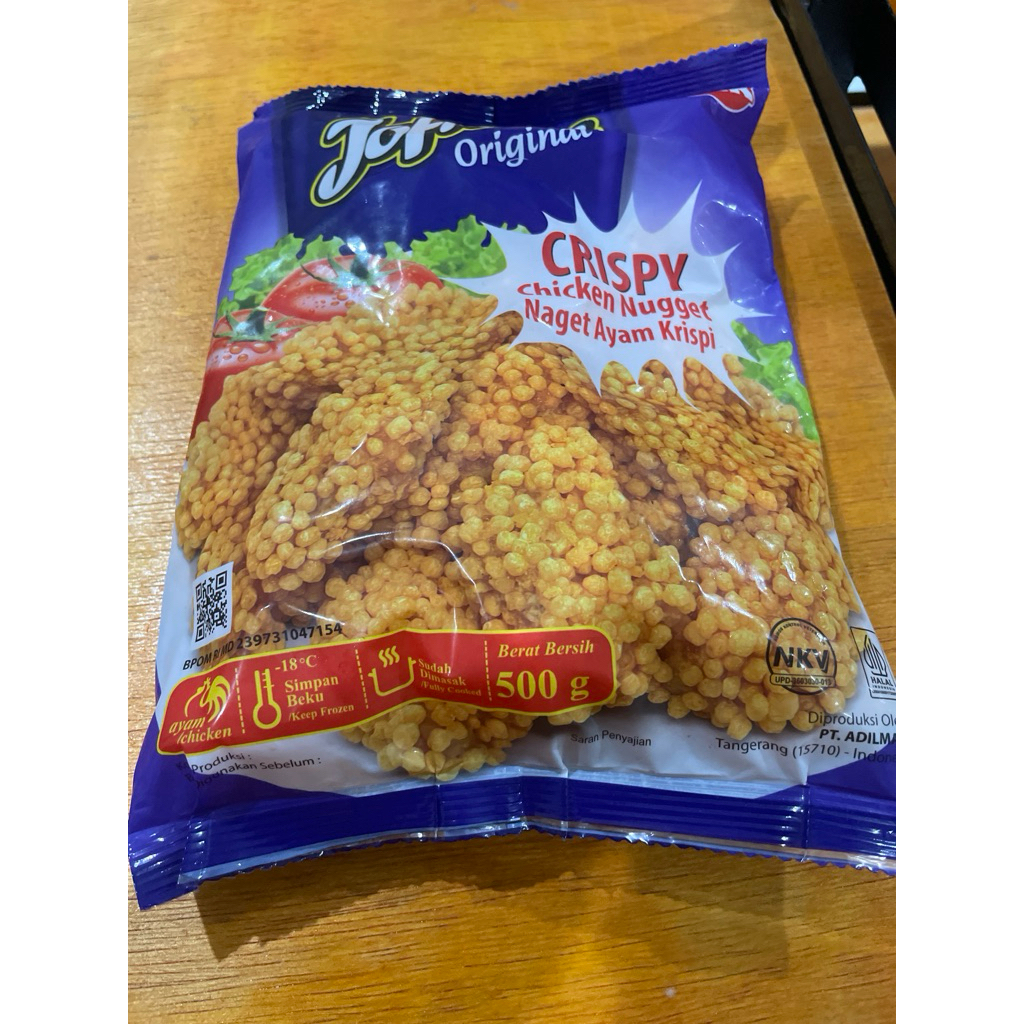 

Jofrans nugget crispy 500gr