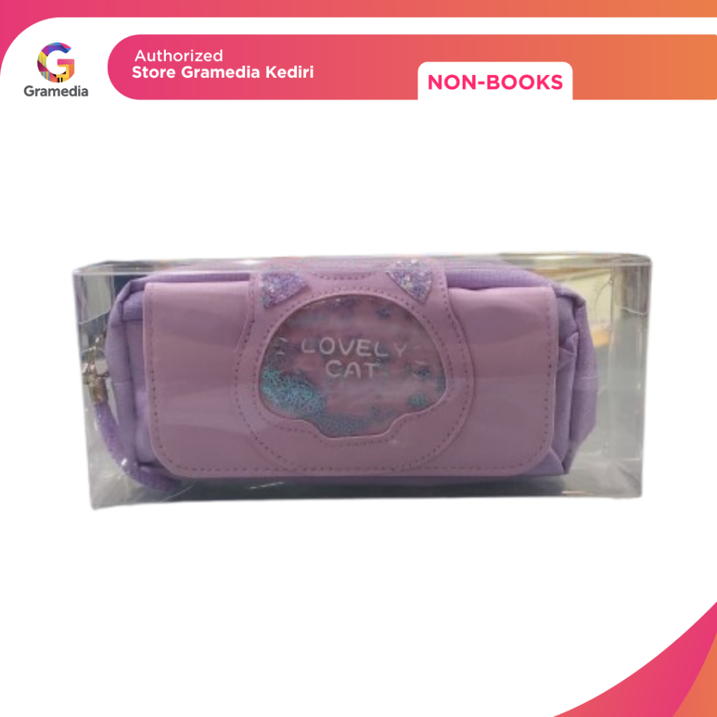 

Gramedia Kediri - KAKO PENCASE SPARKLE CAT HEAD PINK/PURPLE/GREEM KKPC06