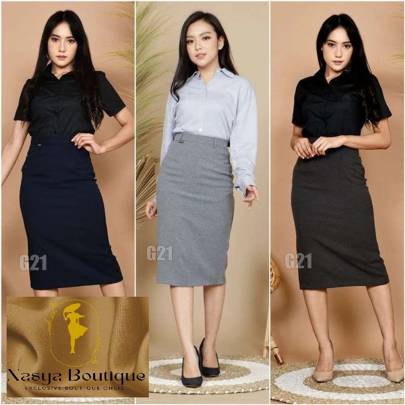 rok span pendek / rok span wanita / rok pendek wanita kantor / rok kantor pendek wanita