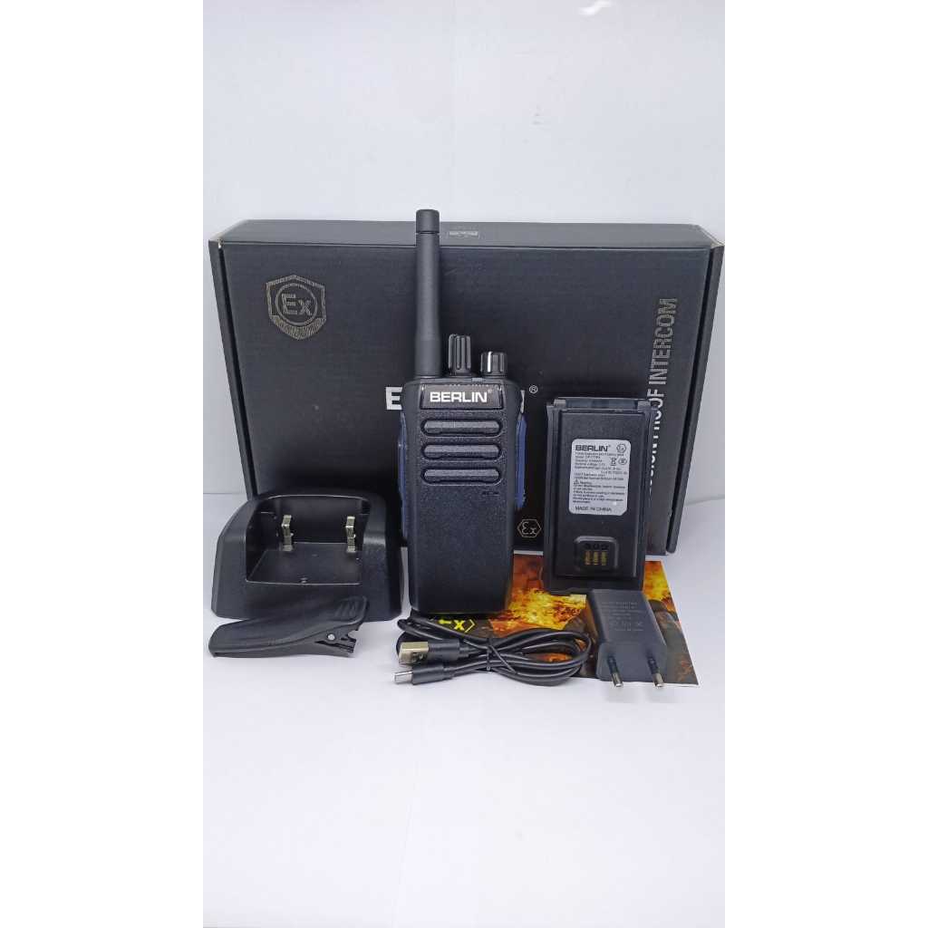 HT HANDY TALKIE BERLIN BL - DP 777 EXPLOSION PROOF VHF HT BERLIN BL-DP 777 EX GASPROOF