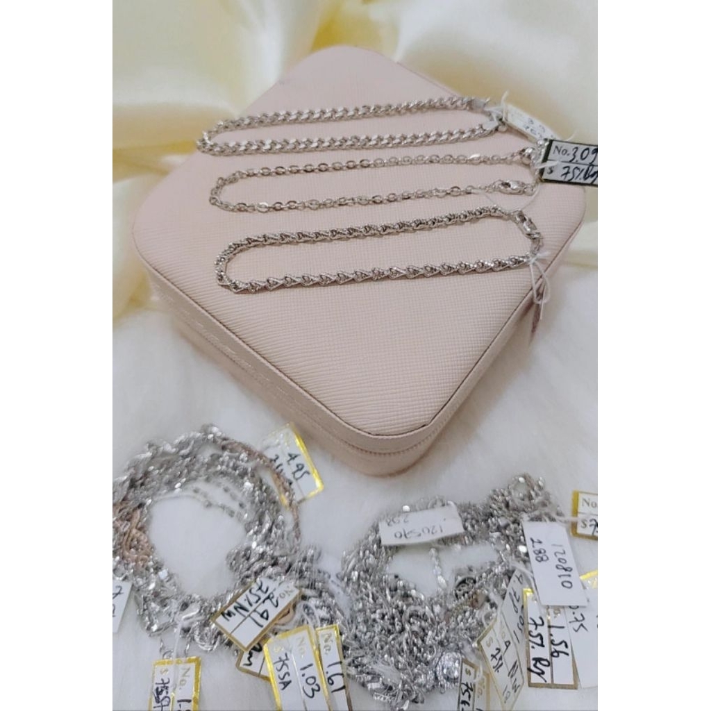 GELANG MAS PUTIH 750% MAS ASLI