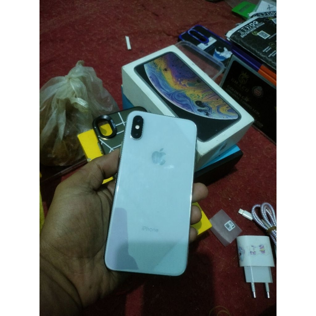 iphone x 256GB fullset pernah ganti batre dan lcd