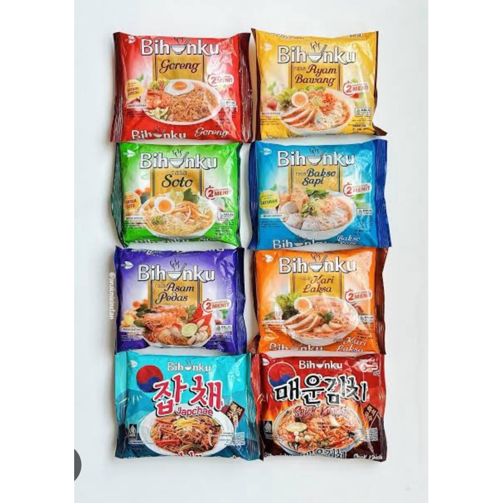 

BIHUNKU 50/55/60gram aneka rasa