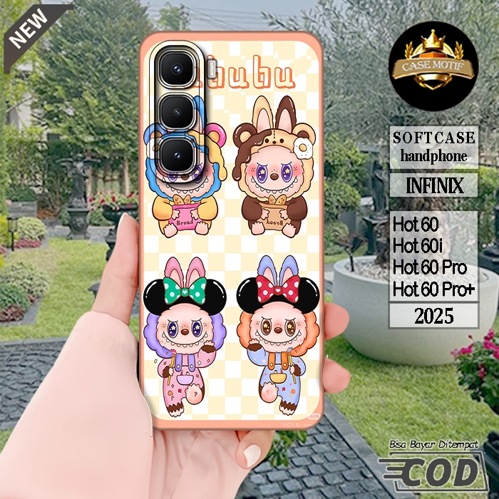 Case INFINIX HOT 60 PRO Casing HOT 60 PRO 4G Terbaru 2025 Softcase Casing Silikon Case Pelindung Hp