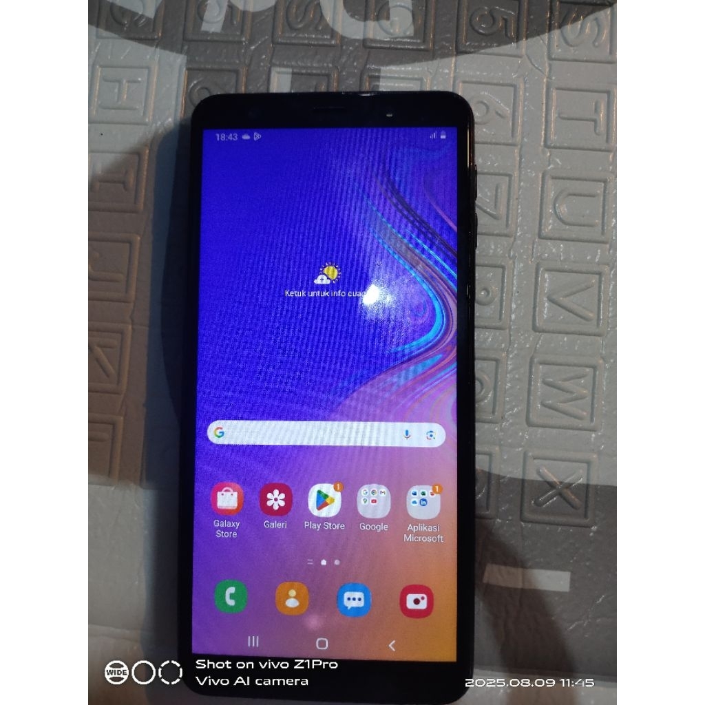 hp Samsung A7 2018 bekas/Samsung A7 second/Samsung minusan murah/Samsung a7 2018 ram 6/128Gb
