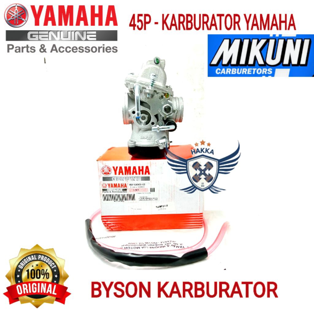 45P ORIGINAL KARBURATOR YAMAHA BYSON OLD, ORIGINAL KARBURATOR YAMAHA BYSON NEW, ORIGINAL KARBURATOR 