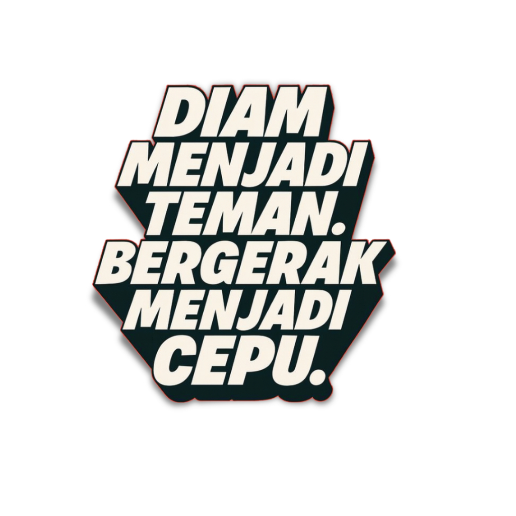 

Stiker Kantoran - “Kerja Kok Gini” Series - Cepu