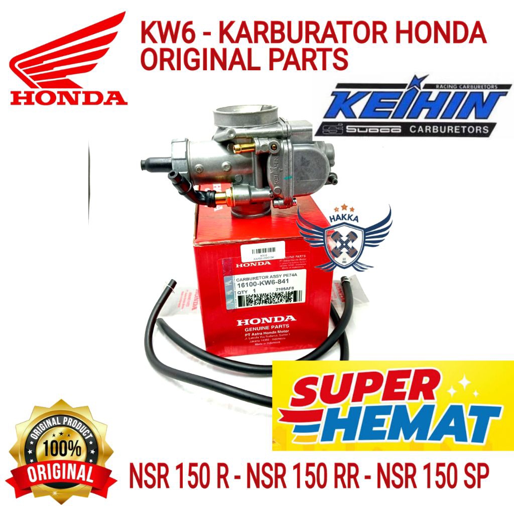 KW6 ORIGINAL KARBURATOR HONDA NSR 150R, ORIGINAL KARBURATOR HONDA NSR 150 RR, ORIGINAL KARBURATOR NS