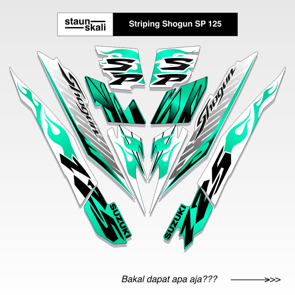 Striping Shogun SP 125 Variasi (6) 2005 2006