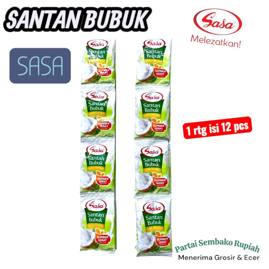

Sasa Santan Bubuk isi 12 pcs/rtg Termurah