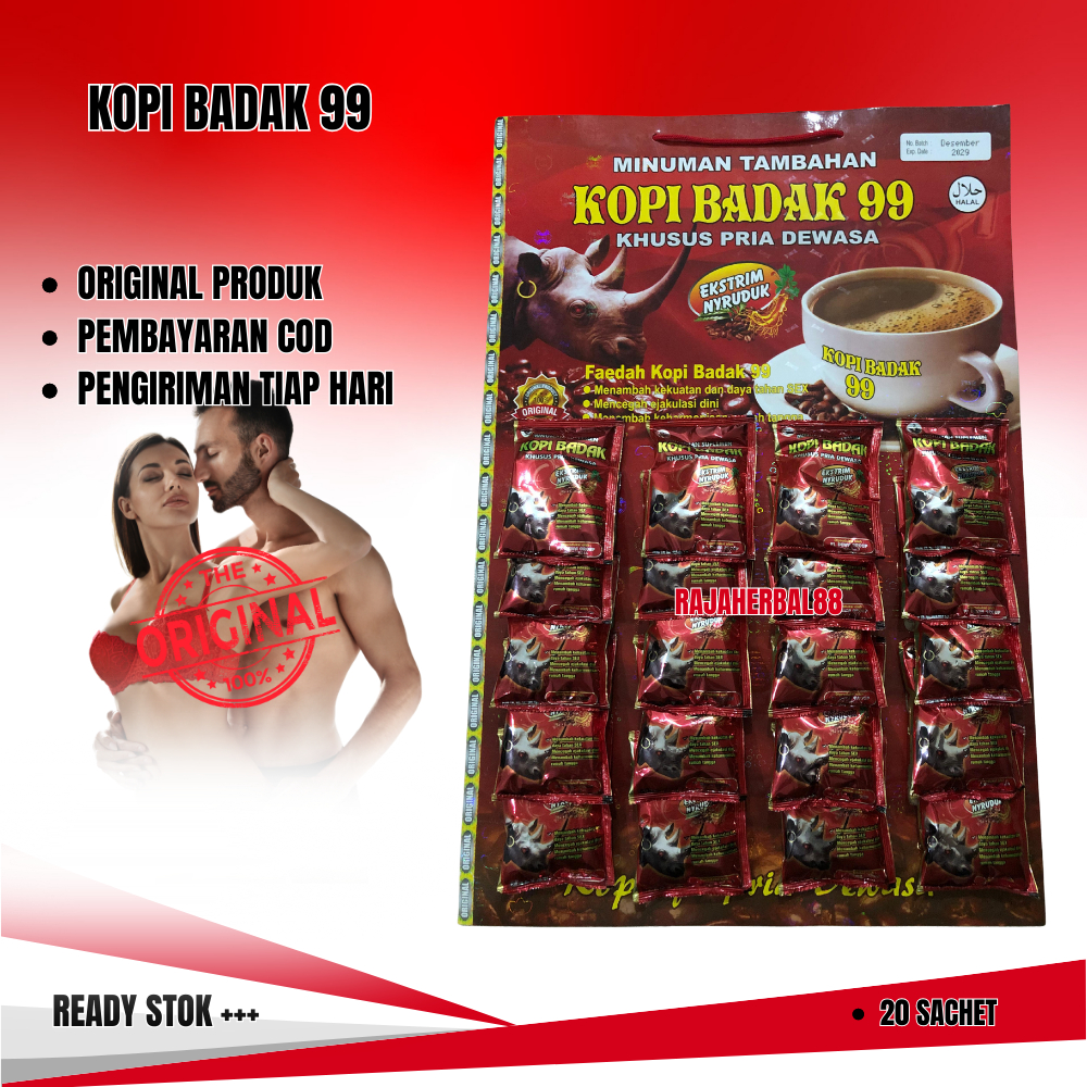 

Kopi Papan Cap Badak 99 Original 20 Sachet Berkualitas Tinggi