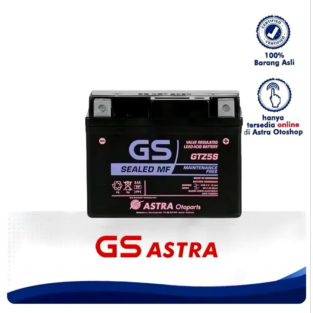 Aki MOTOR GS Astra MF GTZ-5S (AKI KERING)