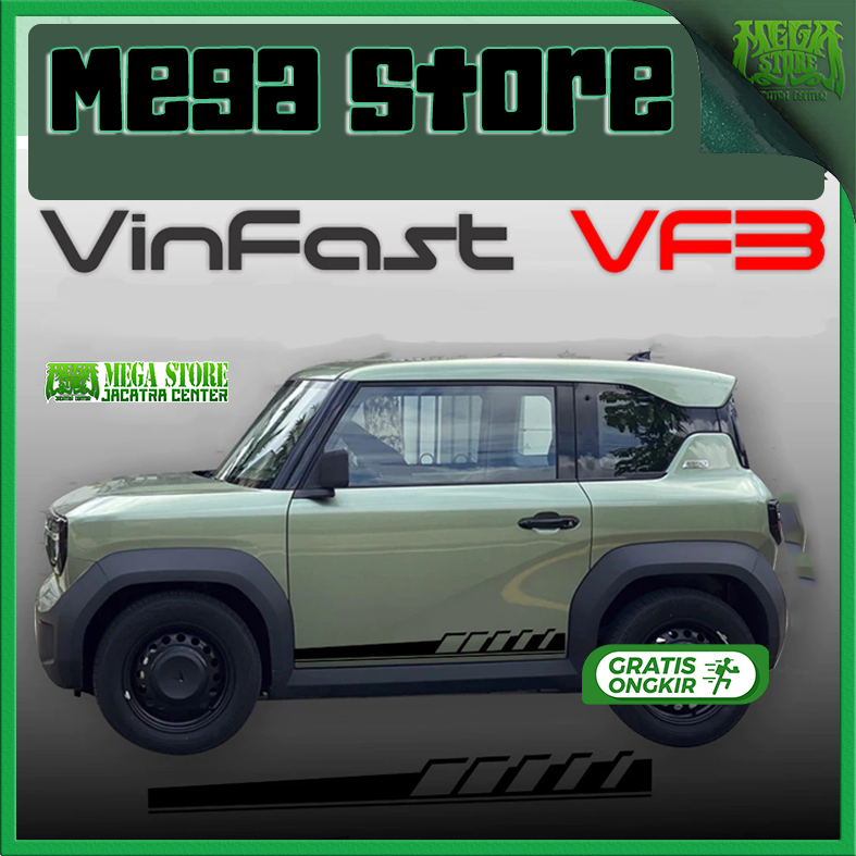 MEGASTORE Vinfast VF3 Sticker Cutting Vinfast Vf3