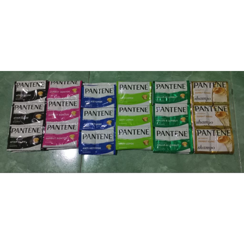 PANTENE Shampoo 10 ml 1 Renteng isi 12 sachet / Shampo Pantene 10 ml Sachet Rencengan Murah