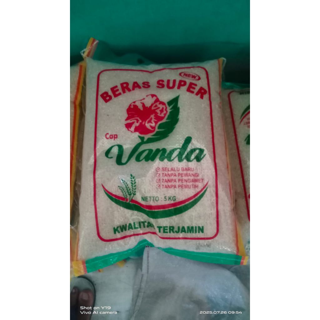 

beras vanda kemasan 5kg