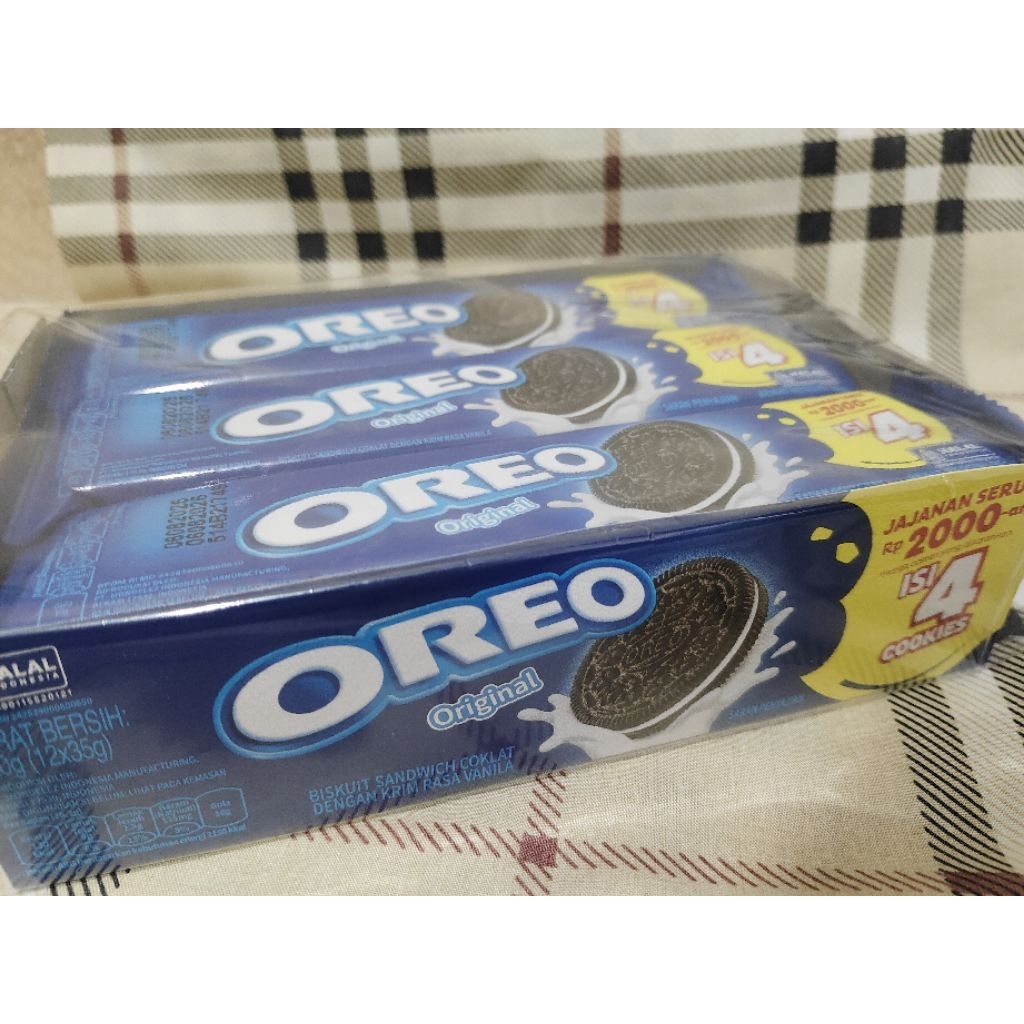 

Oreo Biskuit Box Original 12 Sachet 38g