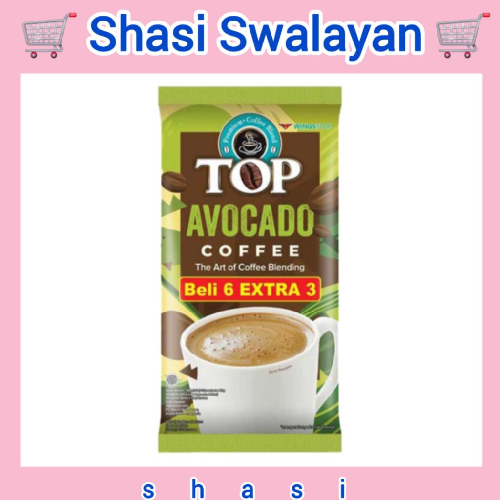 

TOP Coffee Avocado 22 gr X 9 Sachet - Kopi Instan Alpukat