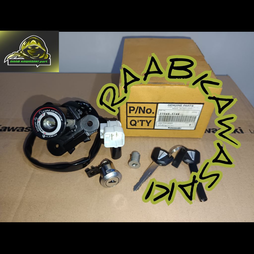 kunci kontak assy ninja 250 fi new 2018 original kawasaki