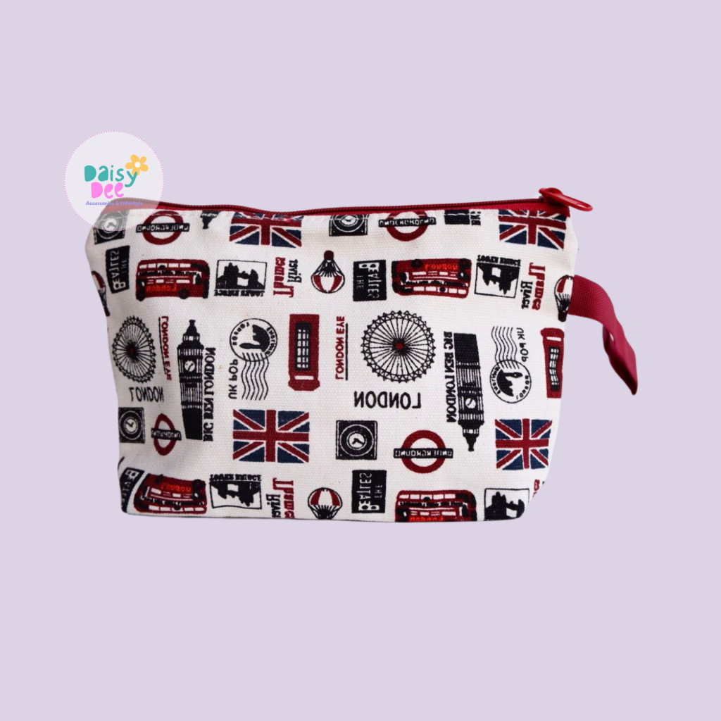 Daisy Dee Tas Kosmetik Kanvas Kapal London